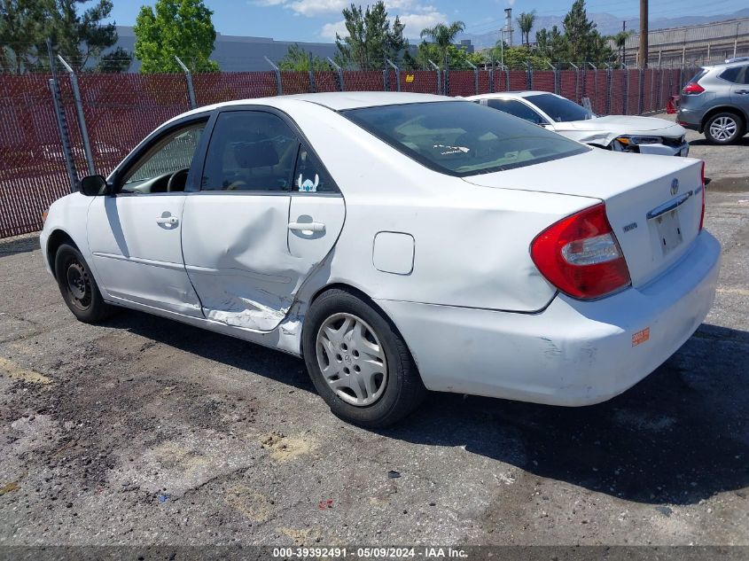 2004 Toyota Camry Le VIN: 4T1BE32K24U365820 Lot: 39392491