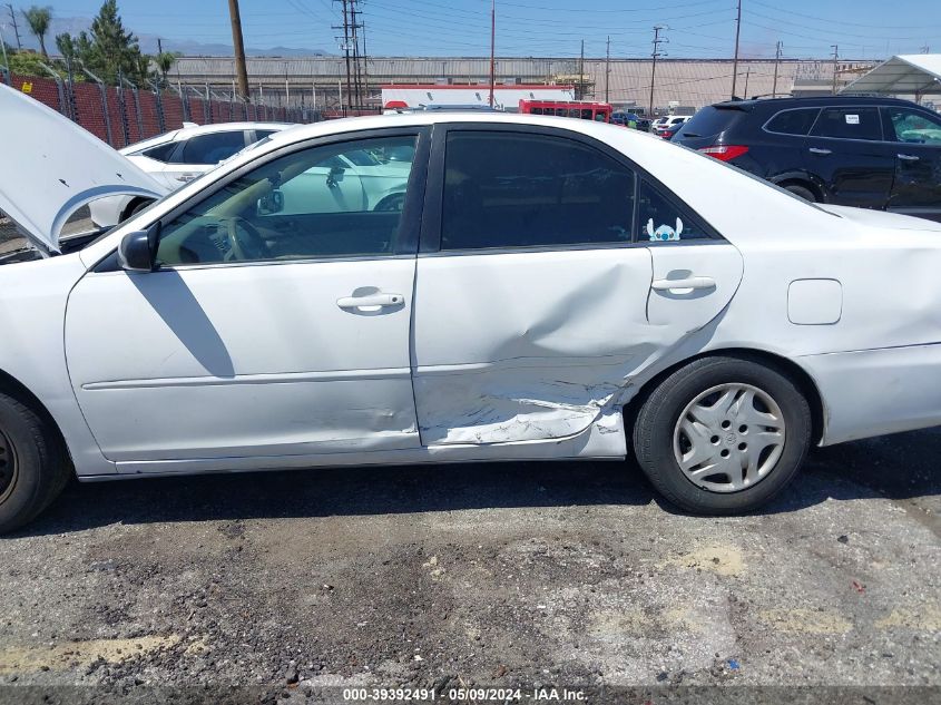 2004 Toyota Camry Le VIN: 4T1BE32K24U365820 Lot: 39392491