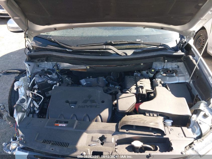 2019 Mitsubishi Outlander Se VIN: JA4AZ3A39KJ001739 Lot: 39392499