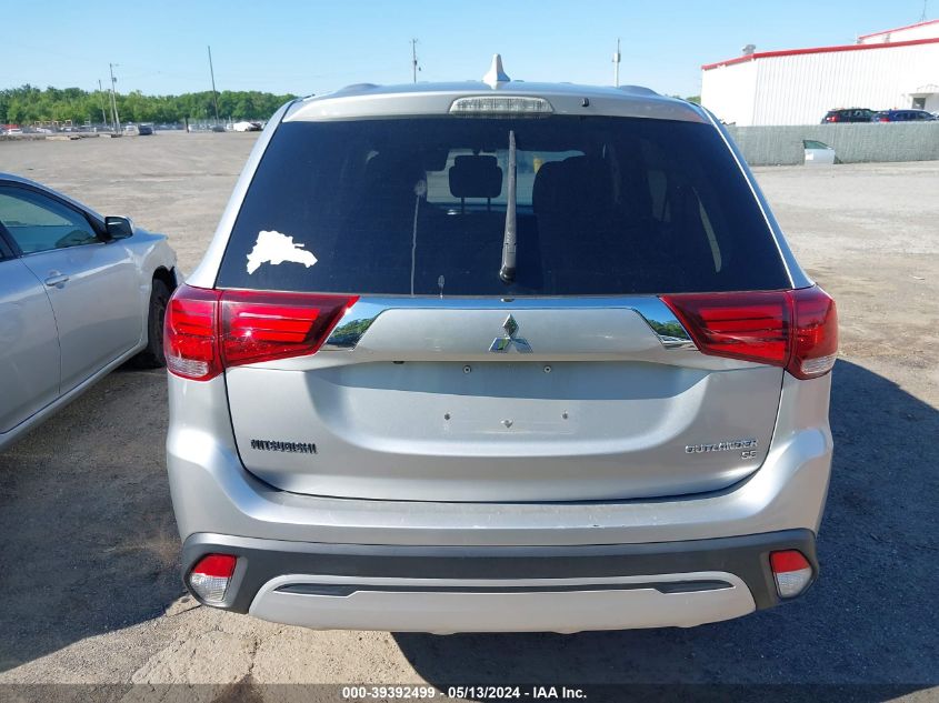 2019 Mitsubishi Outlander Se VIN: JA4AZ3A39KJ001739 Lot: 39392499
