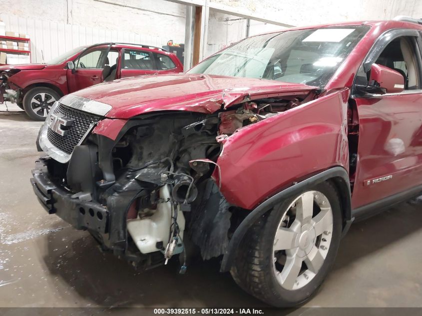 2008 GMC Acadia Slt-2 VIN: 1GKEV33718J128646 Lot: 39392515