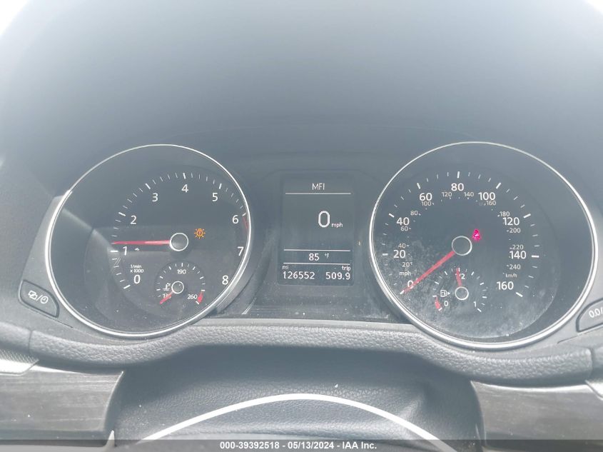 2016 Volkswagen Passat 1.8T Se VIN: 1VWBS7A3XGC017849 Lot: 39392518