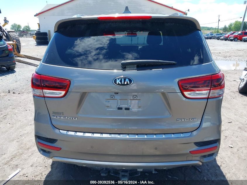 2016 Kia Sorento 3.3L Sxl VIN: 5XYPKDA51GG125457 Lot: 39392536