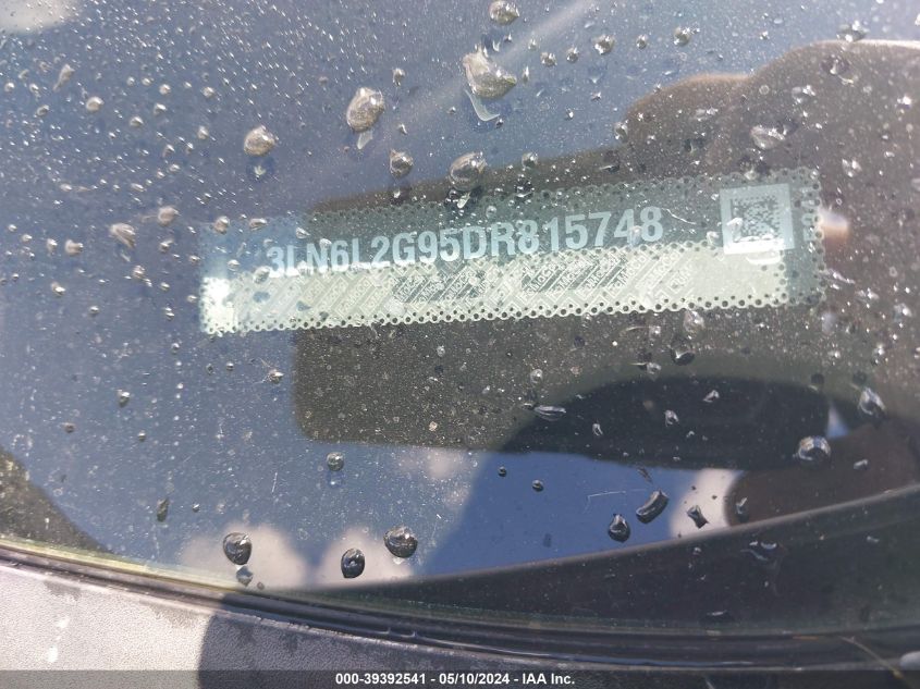 2013 Lincoln Mkz VIN: 3LN6L2G95DR815748 Lot: 39392541