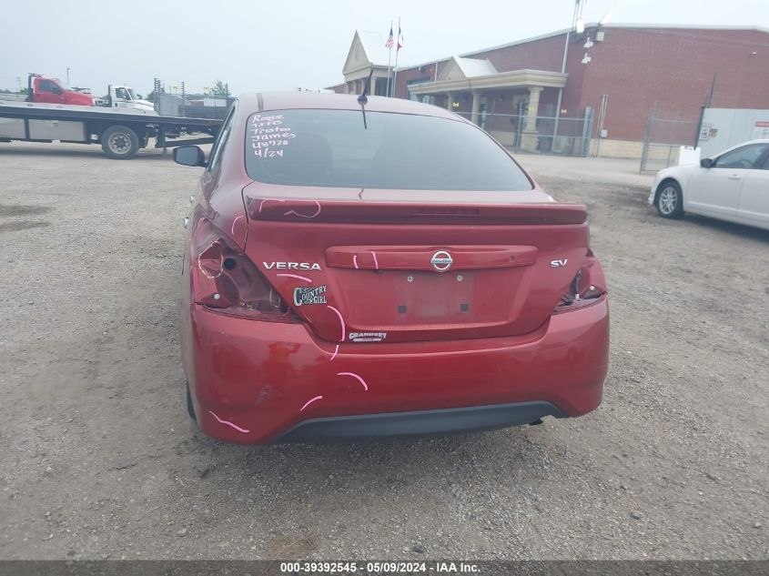 2019 Nissan Versa 1.6 Sv VIN: 3N1CN7AP3KL828183 Lot: 39392545