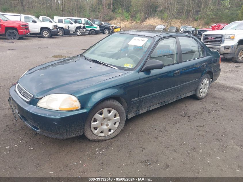 1998 Honda Civic Dx VIN: 1HGEJ6521WL010206 Lot: 39392548