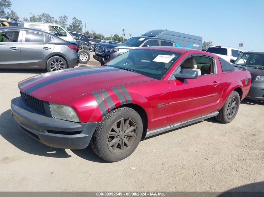 2005 Ford Mustang V6 Deluxe/V6 Premium VIN: 1ZVFT80N955210907 Lot: 39392549