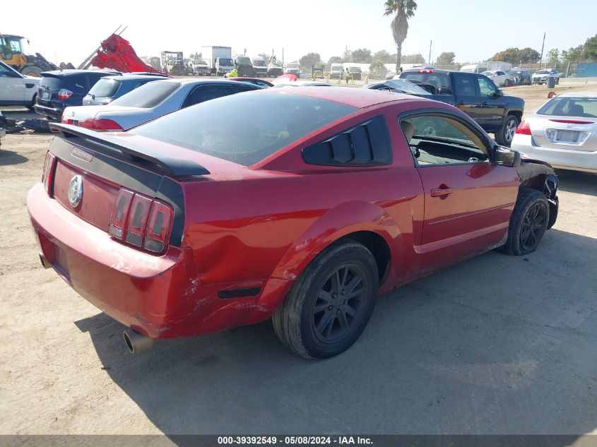 2005 Ford Mustang V6 Deluxe/V6 Premium VIN: 1ZVFT80N955210907 Lot: 39392549