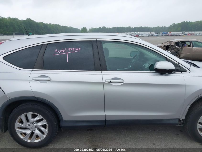 2016 Honda Cr-V Ex-L VIN: 2HKRM4H71GH663191 Lot: 39392553