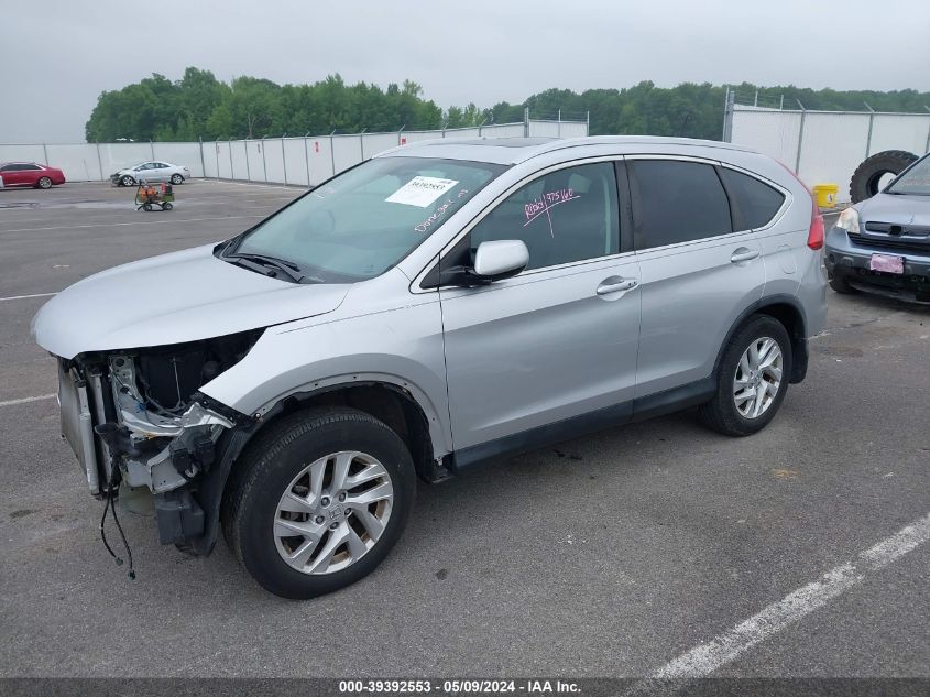 2016 Honda Cr-V Ex-L VIN: 2HKRM4H71GH663191 Lot: 39392553