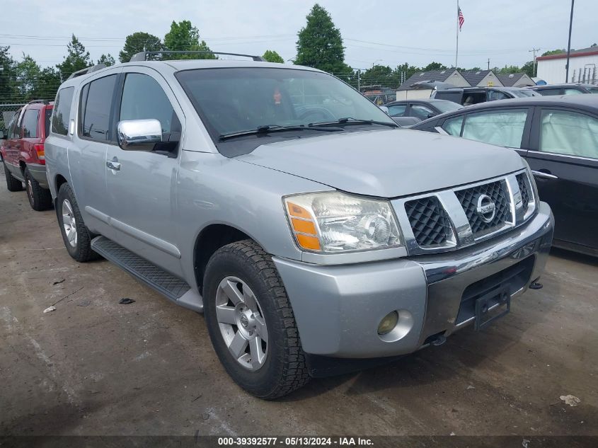 2004 Nissan Pathfinder Armada Le VIN: 5N1AA08B54N728652 Lot: 39392577