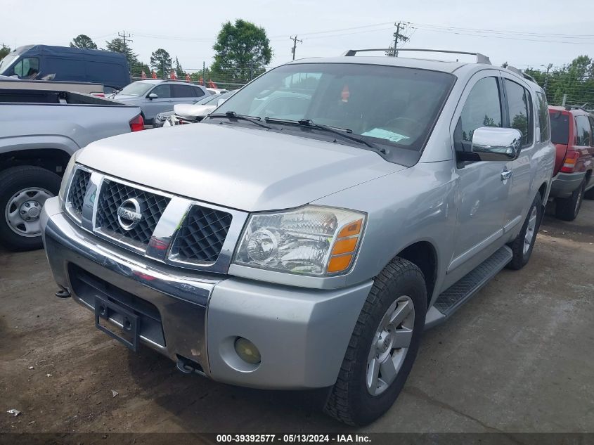 2004 Nissan Pathfinder Armada Le VIN: 5N1AA08B54N728652 Lot: 39392577