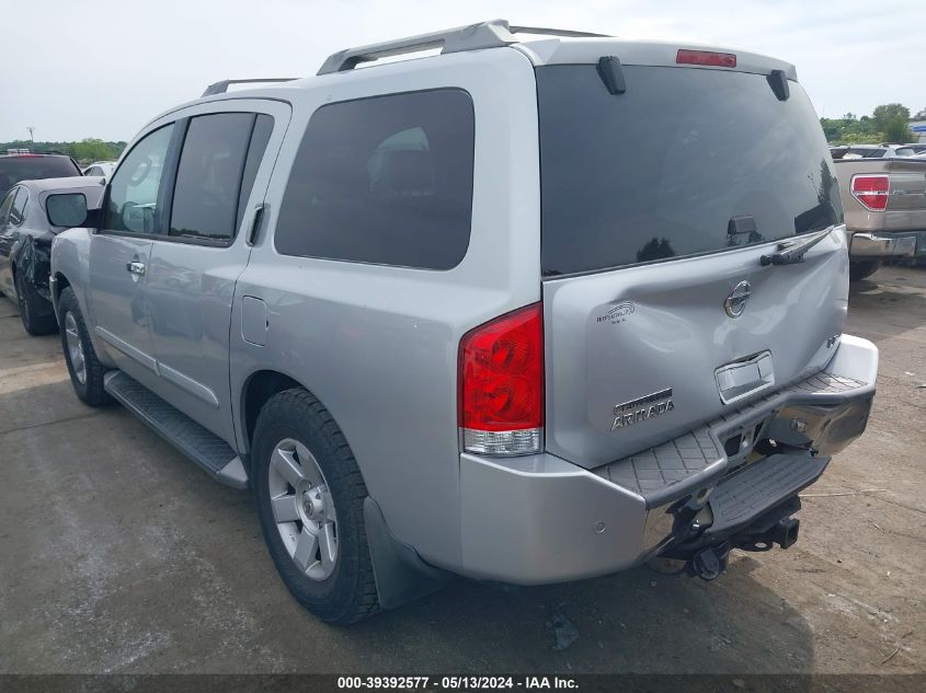 2004 Nissan Pathfinder Armada Le VIN: 5N1AA08B54N728652 Lot: 39392577