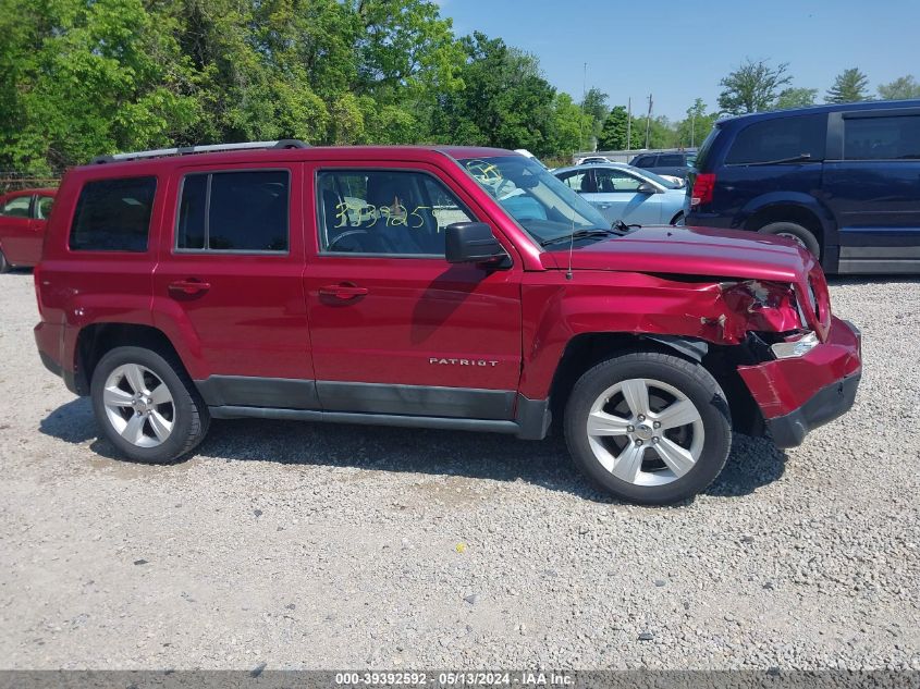 2011 Jeep Patriot Latitude X VIN: 1J4NT4GB8BD165828 Lot: 39392592