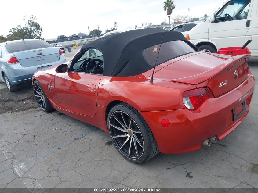 2008 BMW Z4 3.0I VIN: 4USBU33588LW75377 Lot: 39392598