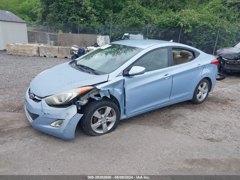 2012 Hyundai Elantra Gls (Ulsan Plant) VIN: KMHDH4AE5CU291227 Lot: 39392600