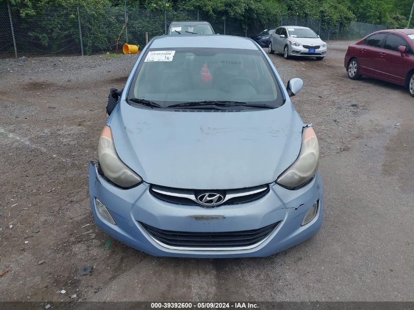 2012 Hyundai Elantra Gls (Ulsan Plant) VIN: KMHDH4AE5CU291227 Lot: 39392600