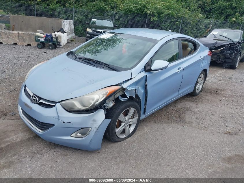2012 Hyundai Elantra Gls (Ulsan Plant) VIN: KMHDH4AE5CU291227 Lot: 39392600