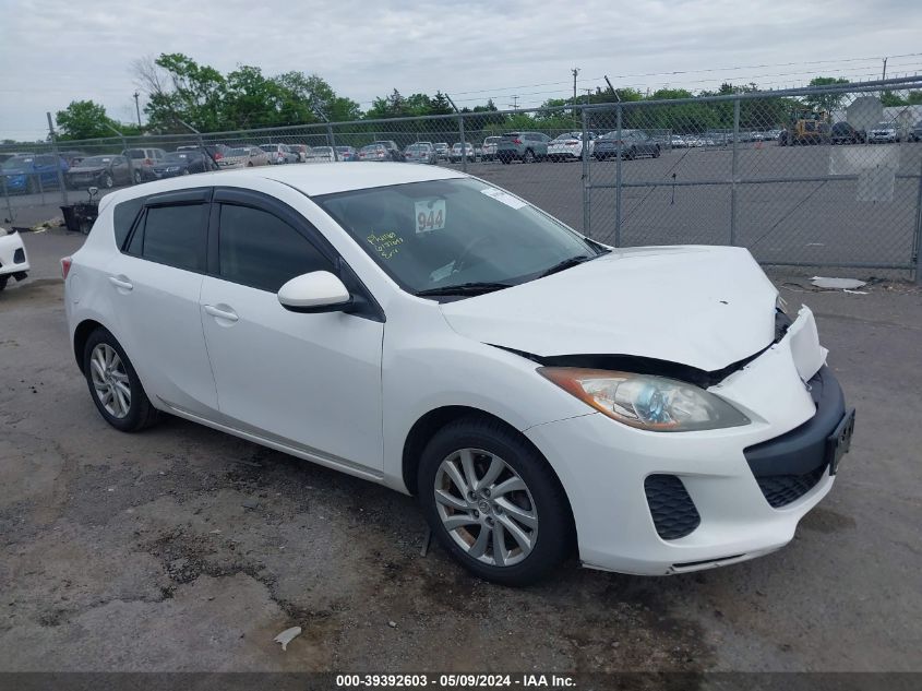 2012 Mazda Mazda3 I Touring VIN: JM1BL1L71C1542821 Lot: 39392603