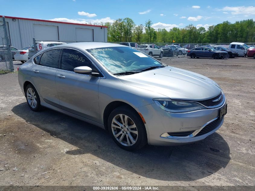 2015 Chrysler 200 Limited VIN: 1C3CCCAB5FN576401 Lot: 39392606