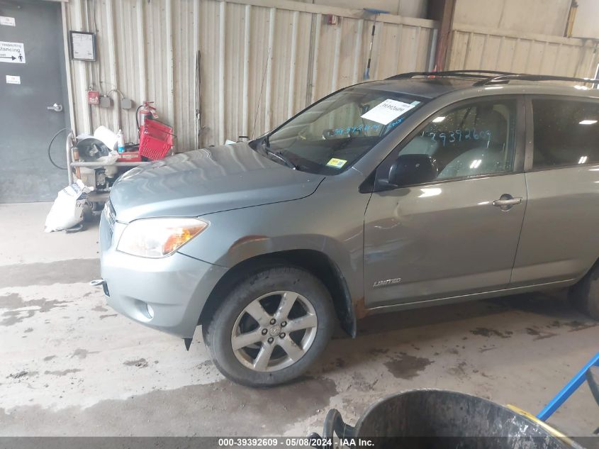 2008 Toyota Rav4 Limited VIN: JTMBD31V186055218 Lot: 39392609