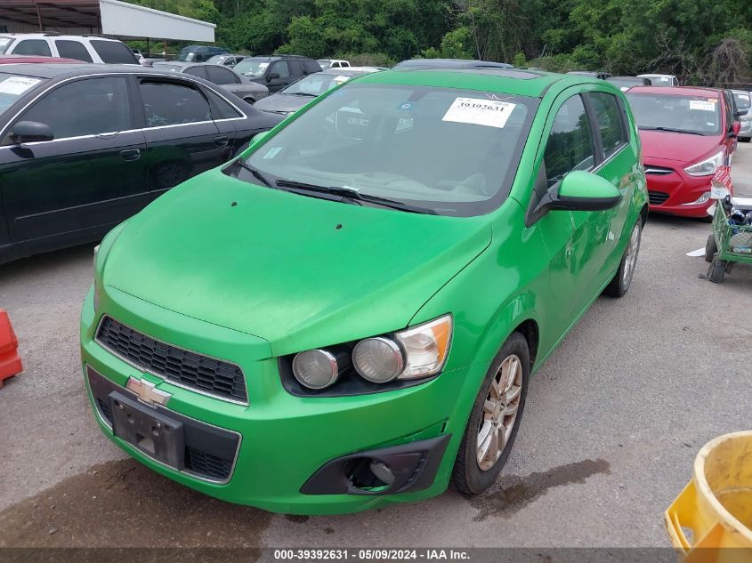 2015 Chevrolet Sonic Lt Auto VIN: 1G1JC6SB1F4143322 Lot: 39392631