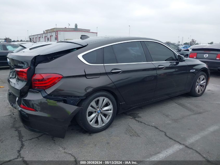 2014 BMW 535I Gran Turismo VIN: WBA5M2C5XED871871 Lot: 39392634