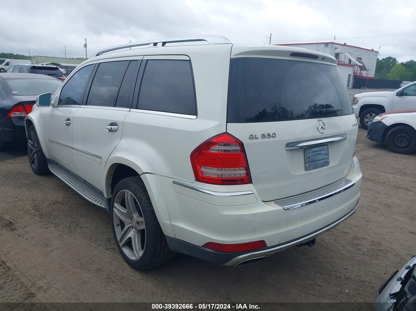 2011 Mercedes-Benz Gl 550 4Matic VIN: 4JGBF8GE8BA742517 Lot: 39392666