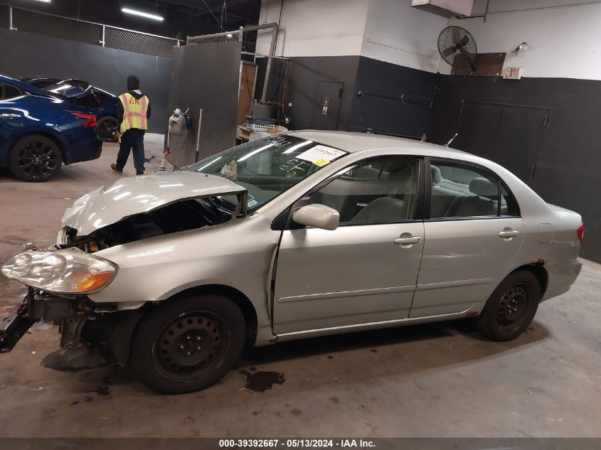 2003 Toyota Corolla Le VIN: 2T1BR32E93C116526 Lot: 39392667