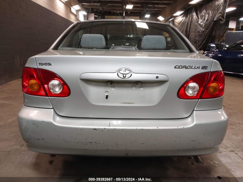 2003 Toyota Corolla Le VIN: 2T1BR32E93C116526 Lot: 39392667