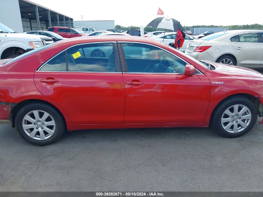 2007 Toyota Camry Hybrid VIN: JTNBB46K173016330 Lot: 39392671