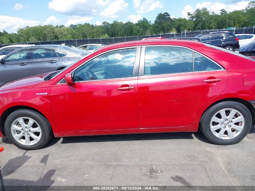 2007 Toyota Camry Hybrid VIN: JTNBB46K173016330 Lot: 39392671