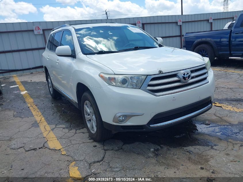 2013 TOYOTA HIGHLANDER PLUS - 5TDZA3EH6DS031969