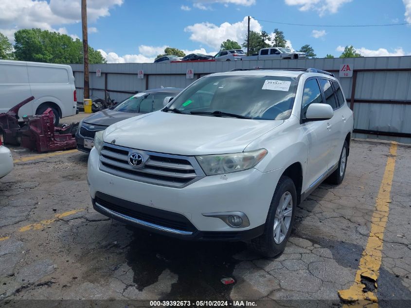 2013 Toyota Highlander Base Plus VIN: 5TDZA3EH6DS031969 Lot: 39392673