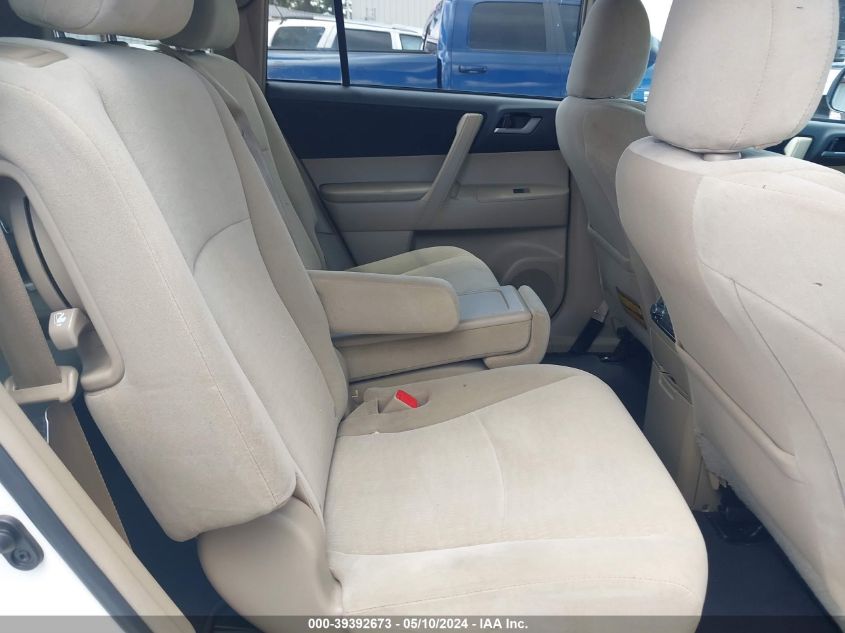 2013 Toyota Highlander Base Plus VIN: 5TDZA3EH6DS031969 Lot: 39392673