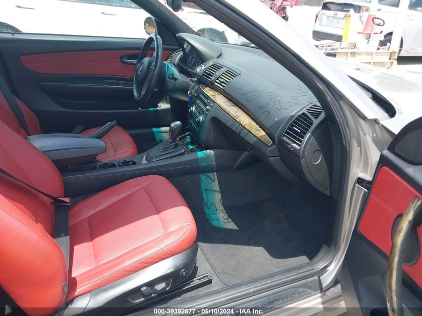 2008 BMW 128I VIN: WBAUL73598VE89263 Lot: 39392677