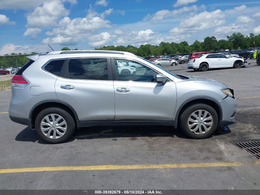 2016 Nissan Rogue S VIN: KNMAT2MTXGP619511 Lot: 39392679