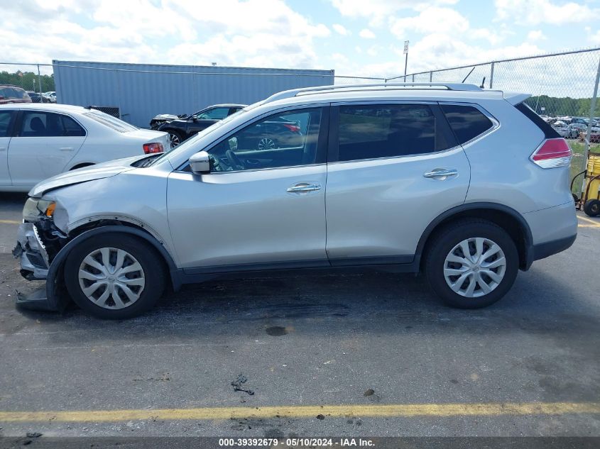 2016 Nissan Rogue S VIN: KNMAT2MTXGP619511 Lot: 39392679