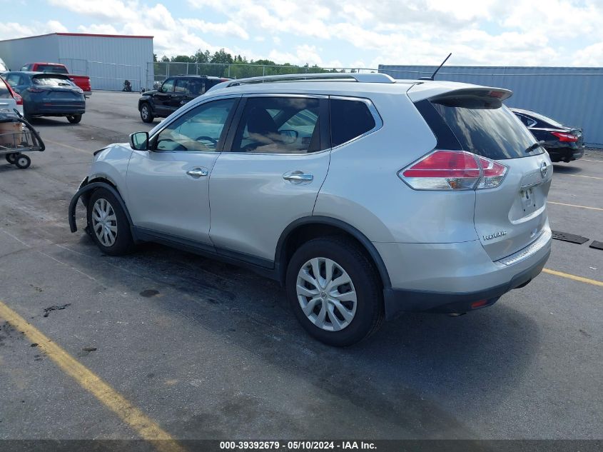 2016 Nissan Rogue S VIN: KNMAT2MTXGP619511 Lot: 39392679