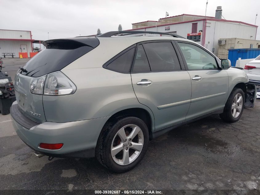 2008 Lexus Rx 350 VIN: JTJGK31U480013807 Lot: 39392687