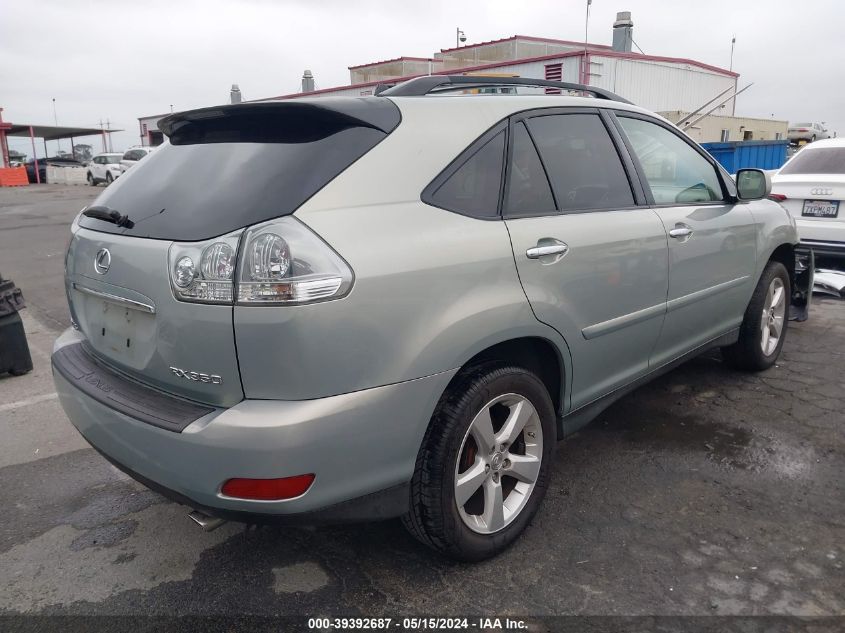 2008 Lexus Rx 350 VIN: JTJGK31U480013807 Lot: 39392687