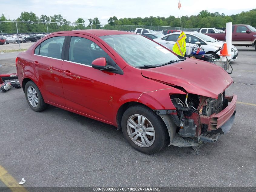 2012 Chevrolet Sonic 2Lt VIN: 1G1JC5SH0C4122259 Lot: 39392688