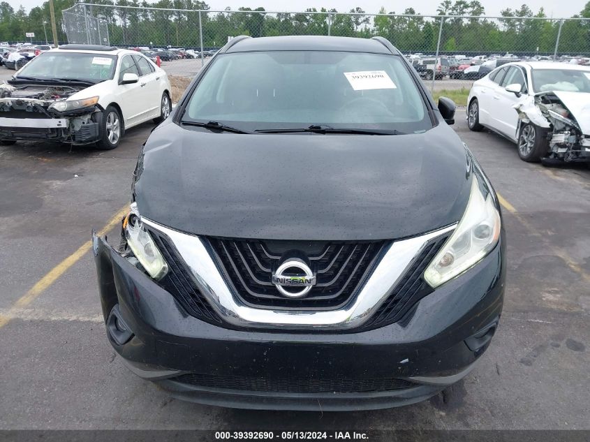 2017 Nissan Murano Sv VIN: 5N1AZ2MH0HN114208 Lot: 39392690