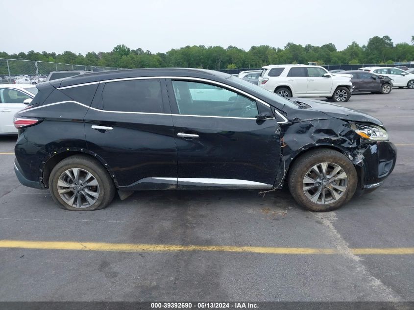 2017 Nissan Murano Sv VIN: 5N1AZ2MH0HN114208 Lot: 39392690