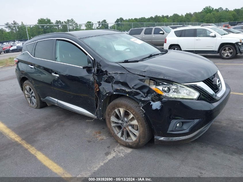 2017 Nissan Murano Sv VIN: 5N1AZ2MH0HN114208 Lot: 39392690