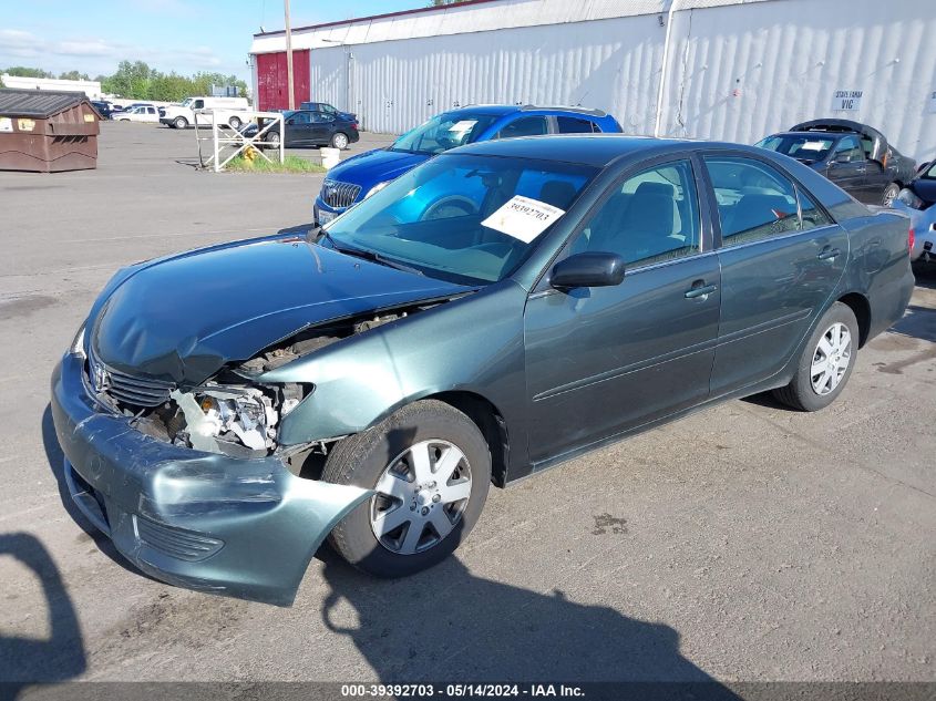 2005 Toyota Camry Le VIN: 4T1BE30K95U418775 Lot: 39392703