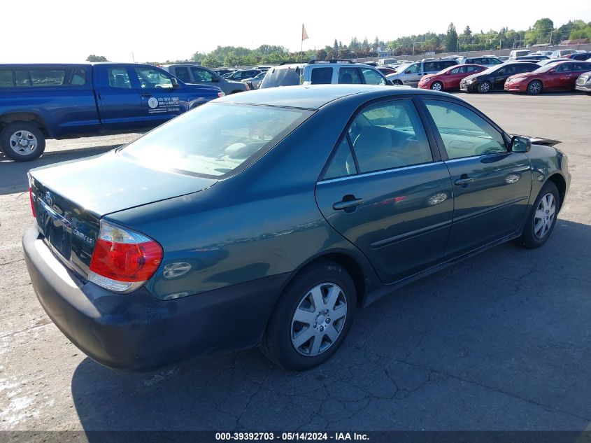 2005 Toyota Camry Le VIN: 4T1BE30K95U418775 Lot: 39392703