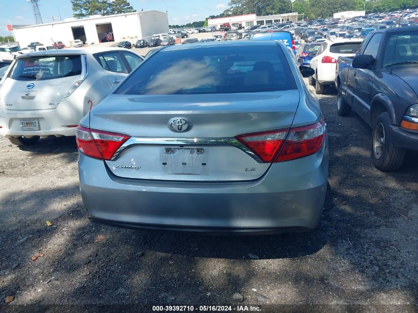 2016 Toyota Camry Le VIN: 4T1BF1FK8GU204985 Lot: 39392710