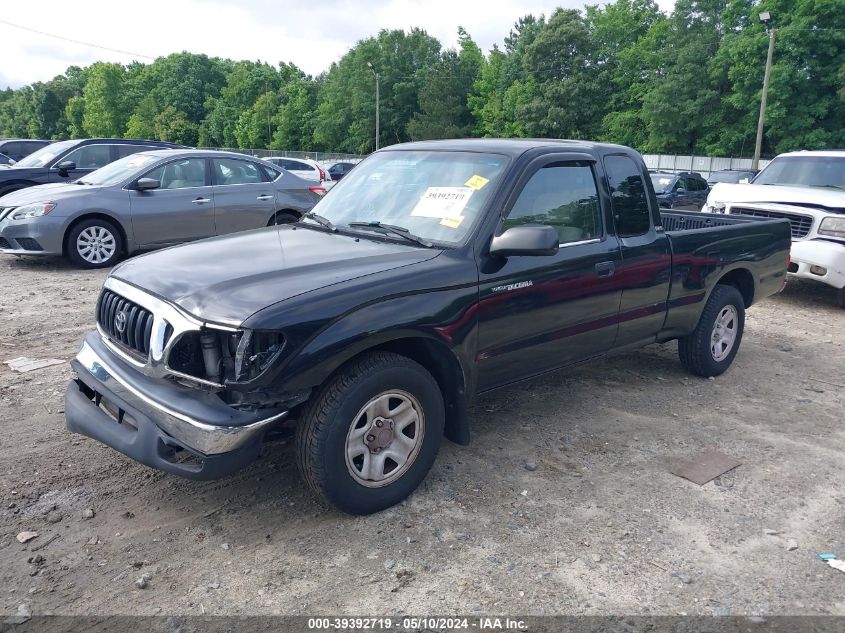 2001 Toyota Tacoma VIN: 5TEVL52N81Z722160 Lot: 39392719