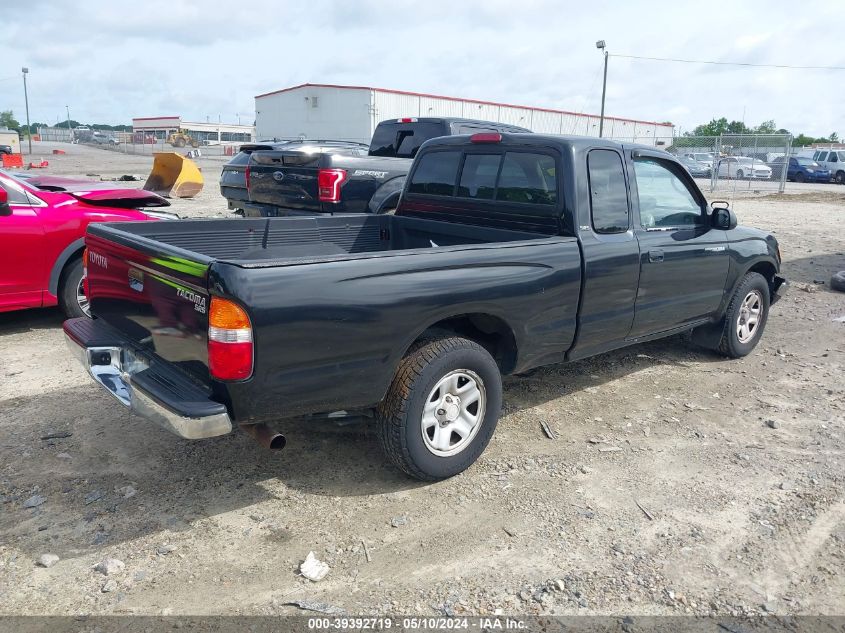 2001 Toyota Tacoma VIN: 5TEVL52N81Z722160 Lot: 39392719